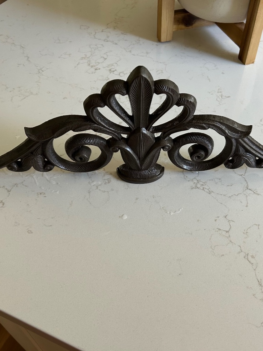 Ornamental iron wall art - Picture 2 of 4